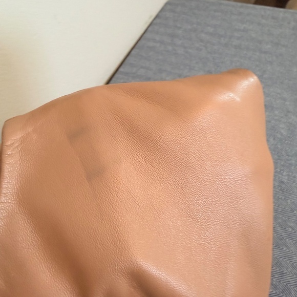 BOD AND CHRISTENSEN - Tan Sleeveless Destiny 100% Leather Dress - Picture 7 of 8